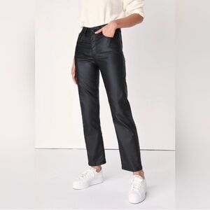 We The Free Pacifica High Rise Straight Leg Coated Faux Leather Pant